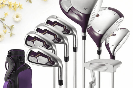 Complete Golf Clubs Package 8 Club Set for Men Woman Right Handed True Temper Steel Shafts Putter Stand Bag and 3 H C Bonus Head