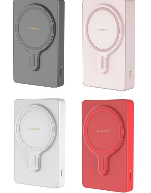Load image into Gallery viewer, Mycharge Maglock Magnetic Powerbank Wireless Charging 6000Mah W/ Magsafe Iphones
