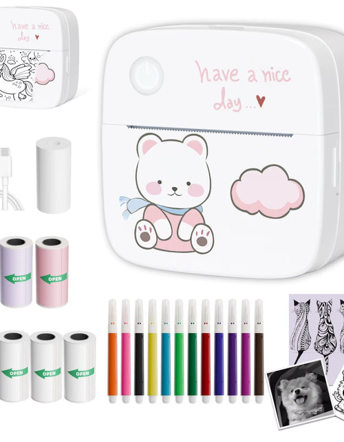 Load image into Gallery viewer, B2 Mini Printer Sticker Thermal Inkless Printer Ios Android Bluetooth Portable Printers Photo Printing Maker for Iphone Xiaomi
