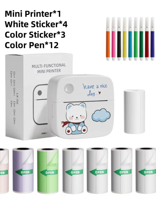 Load image into Gallery viewer, B2 Mini Printer Sticker Thermal Inkless Printer Ios Android Bluetooth Portable Printers Photo Printing Maker for Iphone Xiaomi
