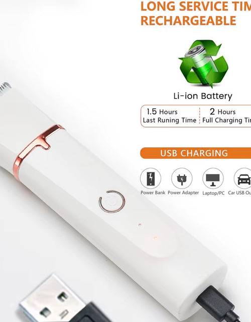 Load image into Gallery viewer, 4 in 1 Electric Hair Trimmer Grooming Clippers for Pets Trimmer Nail Grinder Professional Cutter Machine Cutting Tool for Dogs
