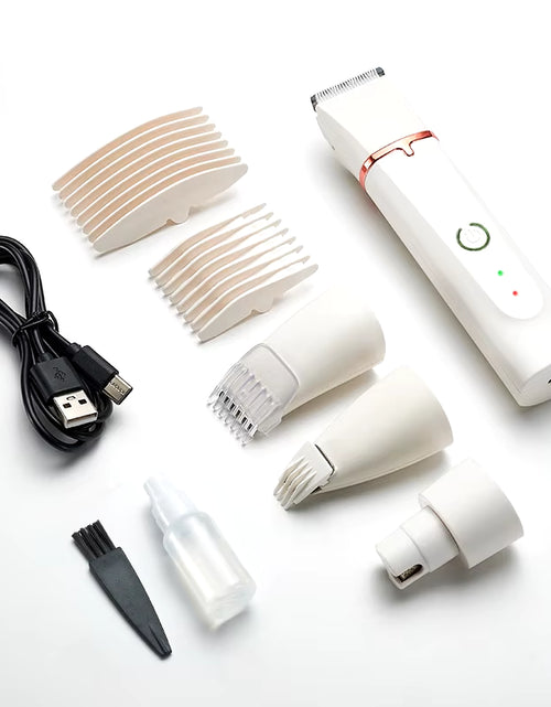 Load image into Gallery viewer, 4 in 1 Electric Hair Trimmer Grooming Clippers for Pets Trimmer Nail Grinder Professional Cutter Machine Cutting Tool for Dogs
