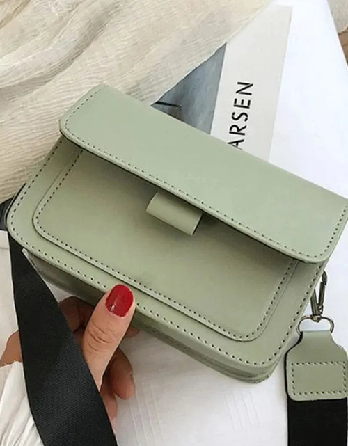 Load image into Gallery viewer, Classic Designer PU Leather Crossbody Bag for Women Travel Handle Handbag Fashion Shoulder Messenger Bag Ladies Small Flap Bag
