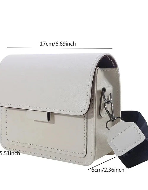 Load image into Gallery viewer, Classic Designer PU Leather Crossbody Bag for Women Travel Handle Handbag Fashion Shoulder Messenger Bag Ladies Small Flap Bag
