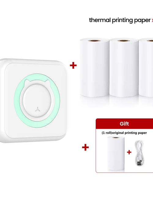 Load image into Gallery viewer, Mini Printer Thermal Printer Inkless Bluetooth Wireless Portable Pocket Self-Adhesive Label Printer for Sticker Lable Maker
