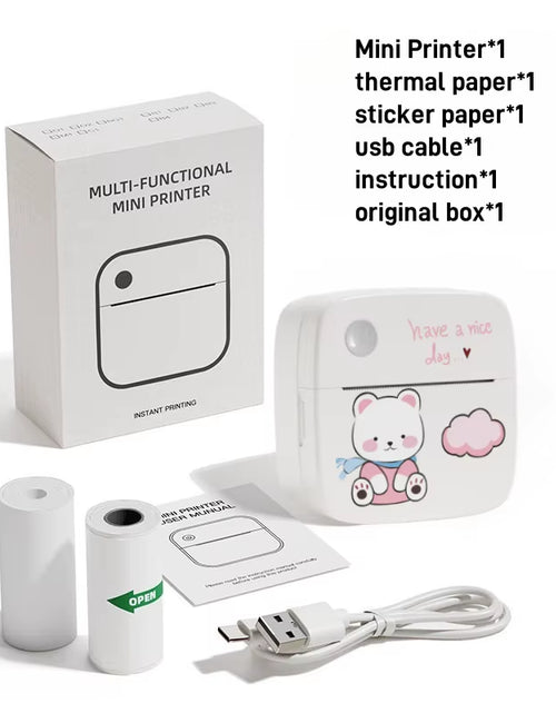 Load image into Gallery viewer, B2 Mini Printer Sticker Thermal Inkless Printer Ios Android Bluetooth Portable Printers Photo Printing Maker for Iphone Xiaomi
