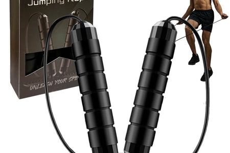XPRT Fitness Pro Jump Rope - Tangle-Free with Ball Bearings, Adjustable 13Ft