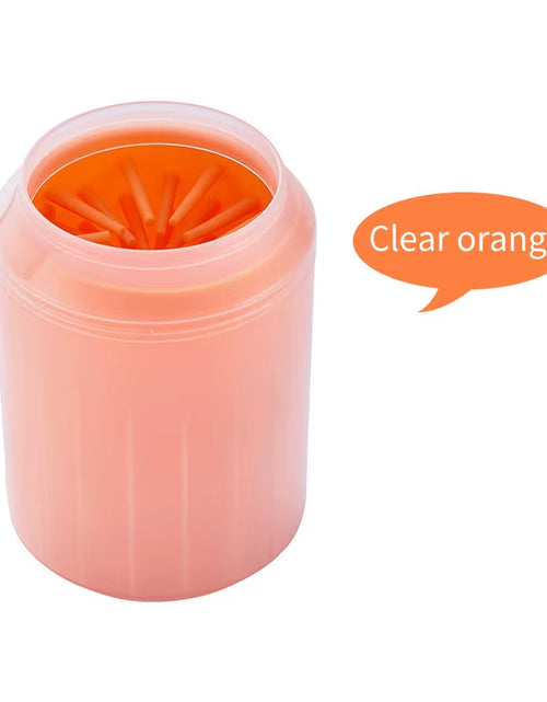 Load image into Gallery viewer, Dog Paw Cleaner Cup Soft Silicone Combs Portable Outdoor Pet Foot Washer Paw Clean Brush Quickly Wash Foot Cleaning Bucket
