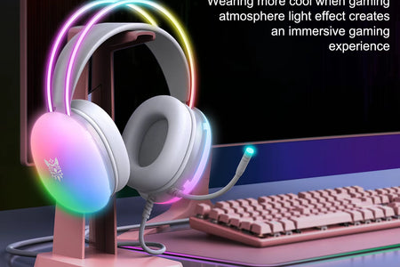 Gaming Headset Esports Package New FULL RGB Light Design Headphones with Mic Headphone for PC Gamer