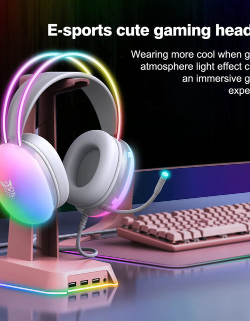 Load image into Gallery viewer, Gaming Headset Esports Package New FULL RGB Light Design Headphones with Mic Headphone for PC Gamer

