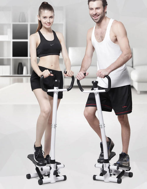 Load image into Gallery viewer, Stair Stepper Machine with 2-Drawstring, Black
