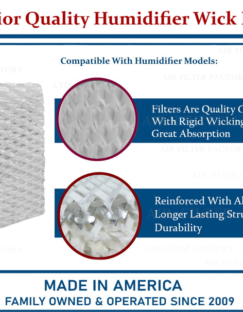 Load image into Gallery viewer, Replacement for D13C Humidifier Wick Filter 2-Pack

