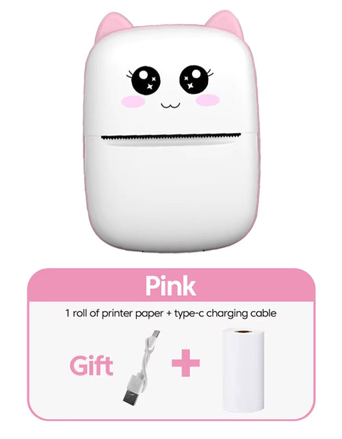 Load image into Gallery viewer, Mini Printer Thermal Printer Inkless Bluetooth Wireless Portable Pocket Self-Adhesive Label Printer for Sticker Lable Maker
