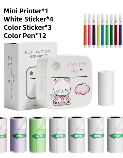 Load image into Gallery viewer, B2 Mini Printer Sticker Thermal Inkless Printer Ios Android Bluetooth Portable Printers Photo Printing Maker for Iphone Xiaomi
