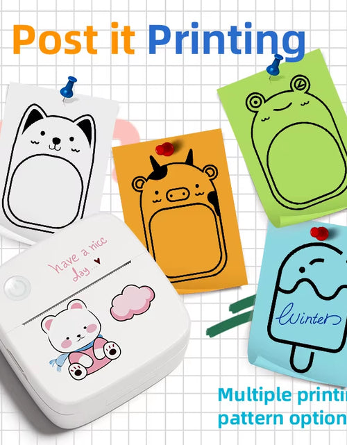 Load image into Gallery viewer, B2 Mini Printer Sticker Thermal Inkless Printer Ios Android Bluetooth Portable Printers Photo Printing Maker for Iphone Xiaomi
