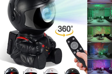 Astronaut Galaxy Projector, Starry Sky Nebula Projection Night Light with Remote Control and Timer, Suitable for Bedroom and Party Decoration