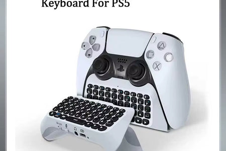 Wireless Keyboard for PS5 Controller Handle Bluetooth External Keyboard for Playstation5 Chatpad Bluetooth Keyboard