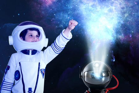 Astronaut Galaxy Projector, Starry Sky Nebula Projection Night Light with Remote Control and Timer, Suitable for Bedroom and Party Decoration