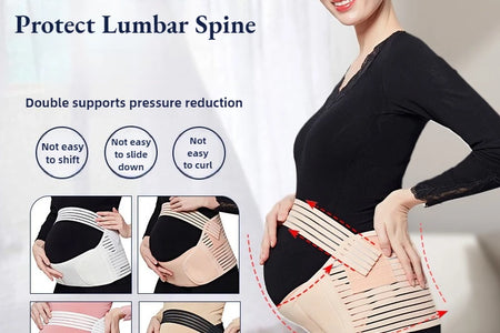 MamaComfort™ Adjustable Maternity Support Belt – Back & Belly Care for Pregnancy Relief